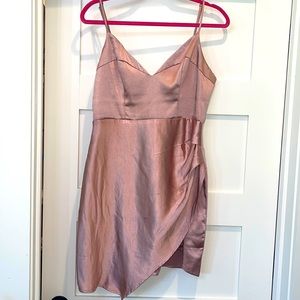 Saints & Secrets Dusty Rose Formal Mini Dress (Size L)